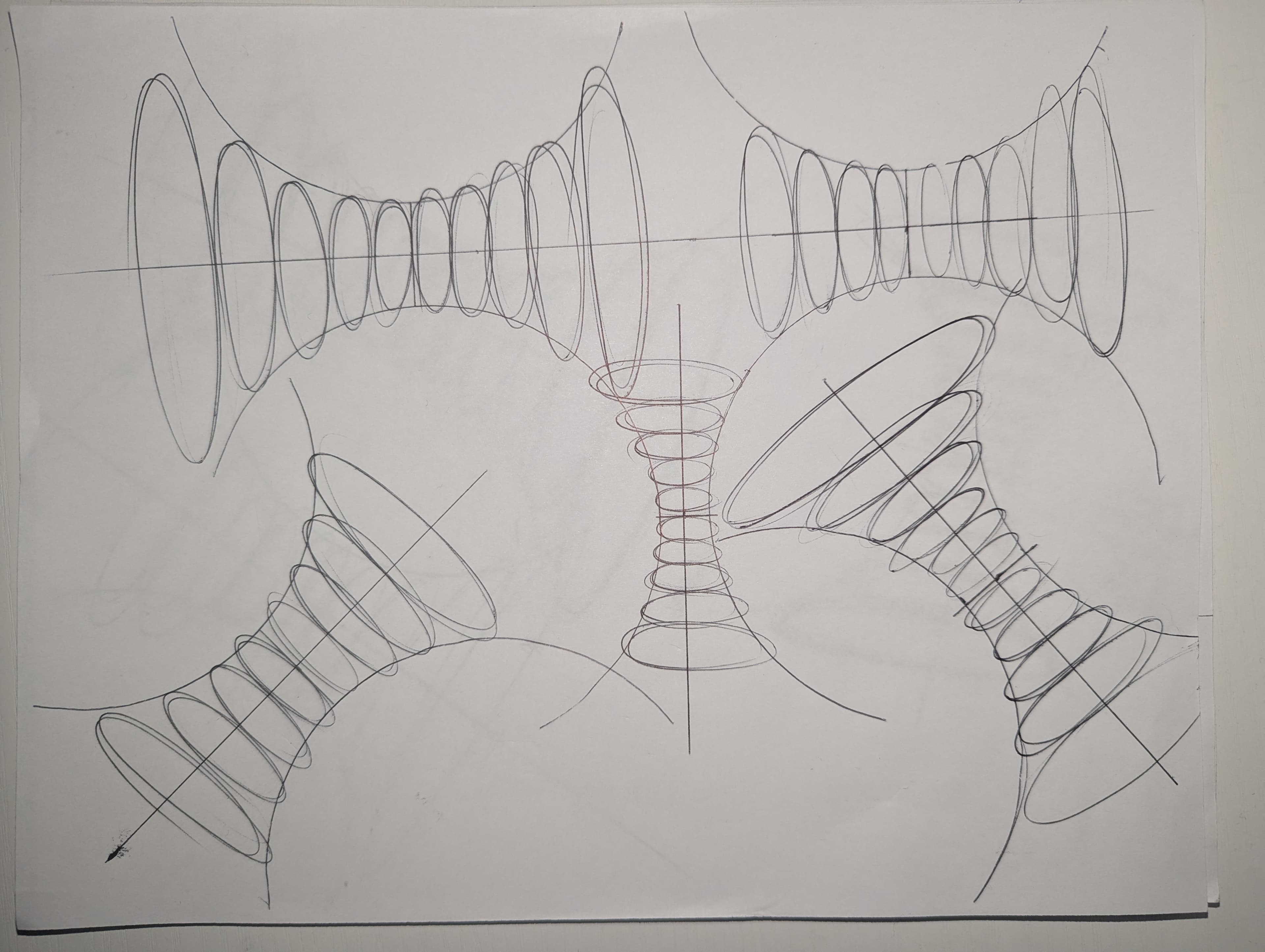 Ellipse practice sketch